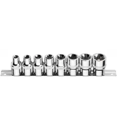 Набор E-Torx торцевых головок 1/2" на держателе CETA FORM 8 предметов, C26-R08