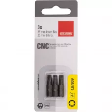 Три биты в блистере torx T10x25мм хвостовик Hex C 1/4", CB/806X